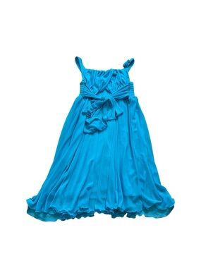 Jenny & Me Chiffon Blue Size 14 Sleeveless Formal Dress
